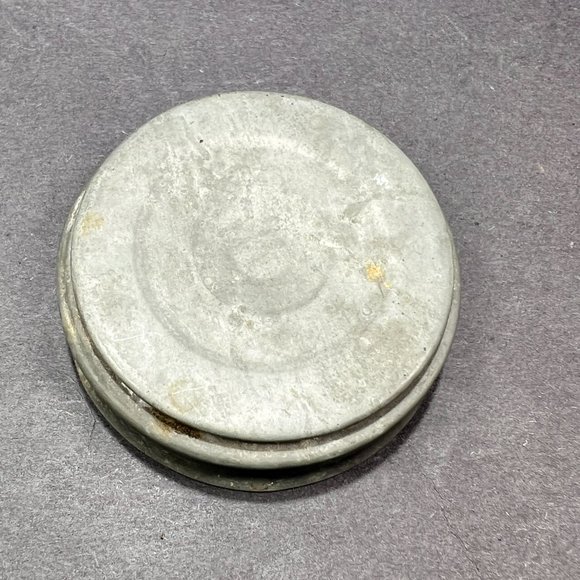 Vtg Kerr Self Sealing Mason Canning Jar Zinc Lid Boyd Porcelain Insert Country - Picture 11 of 16